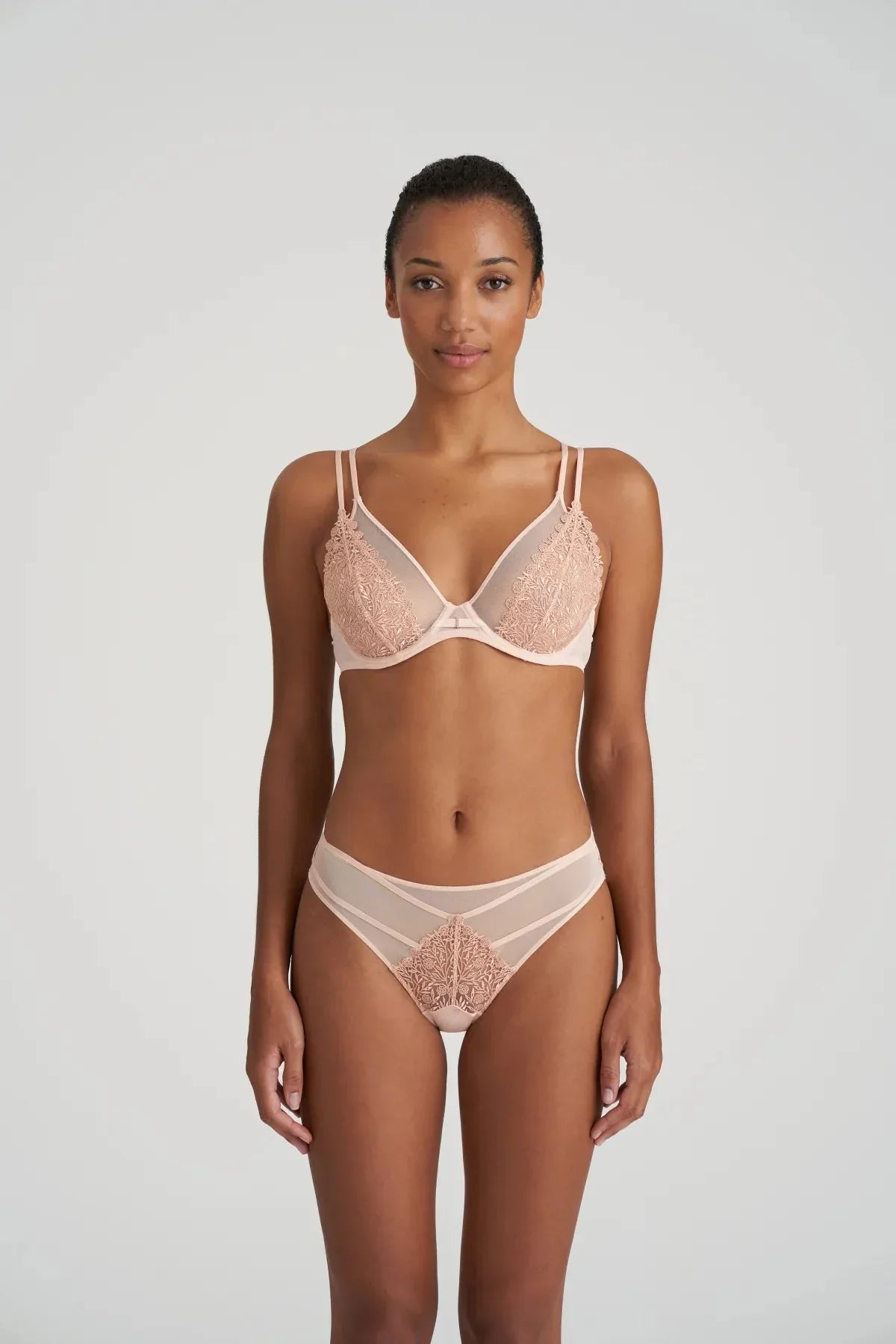 Marie Jo Danae Plunge Bra - Pinot Rose Plunge Bra Marie Jo 