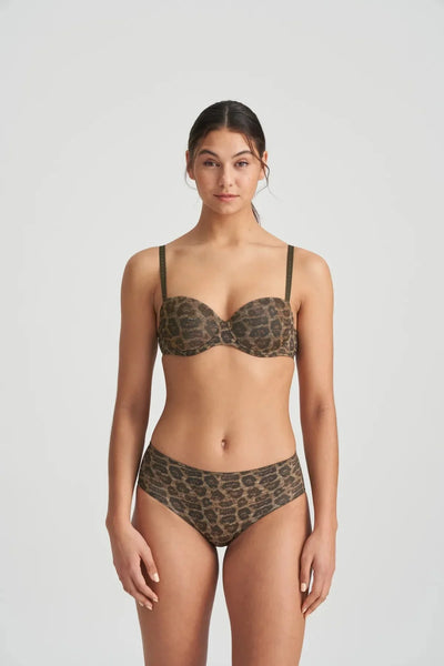 Marie Jo L'Aventure Hugh Padded Balcony Bra - Olive Green Balcony Bra Marie Jo L'Aventure 