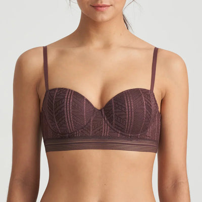 Marie Jo L'Aventure Richard Padded Balcony Bra - Aubergine Balcony Bra Marie Jo L'Aventure 