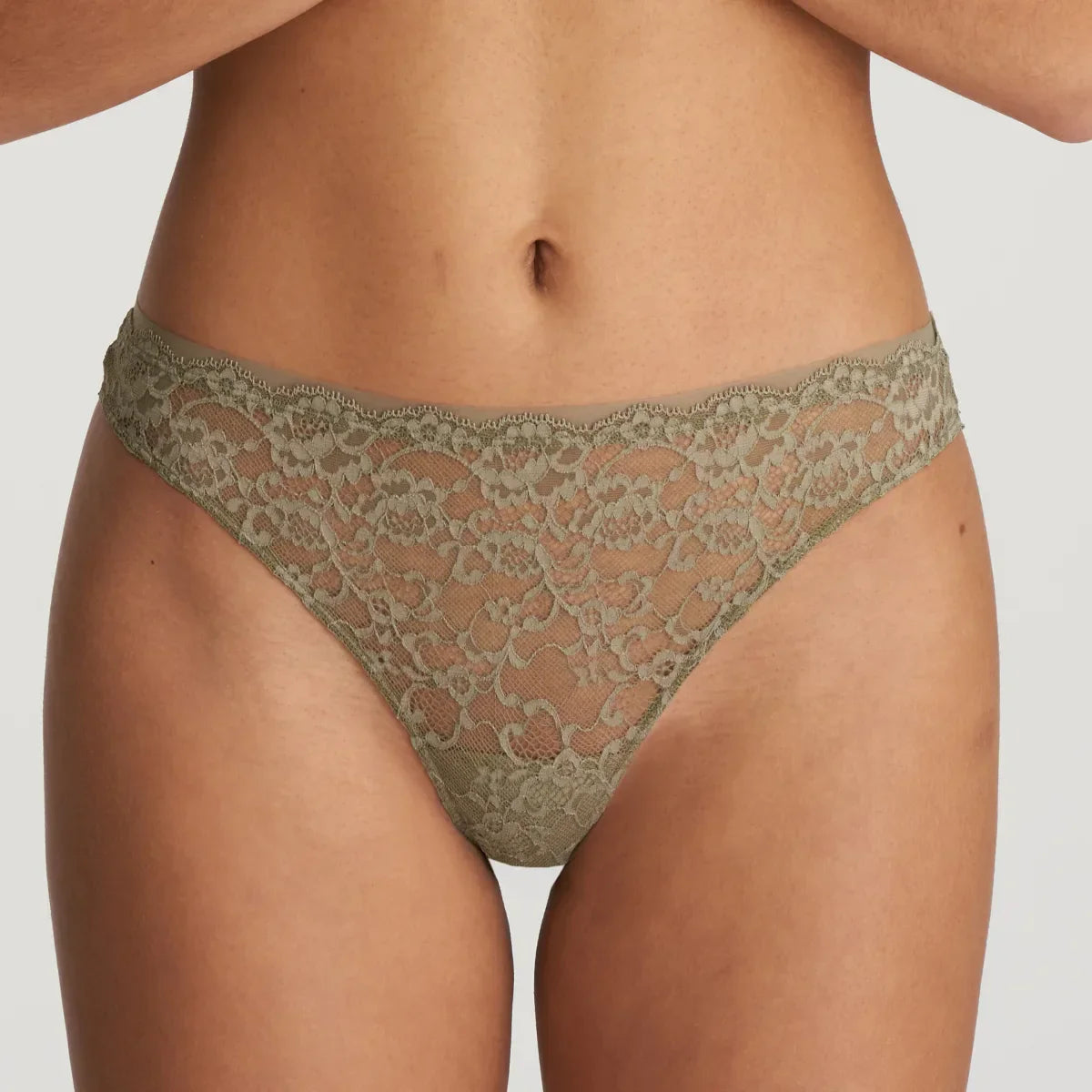 Marie Jo - Color Studio String Dentelle Olive Doré