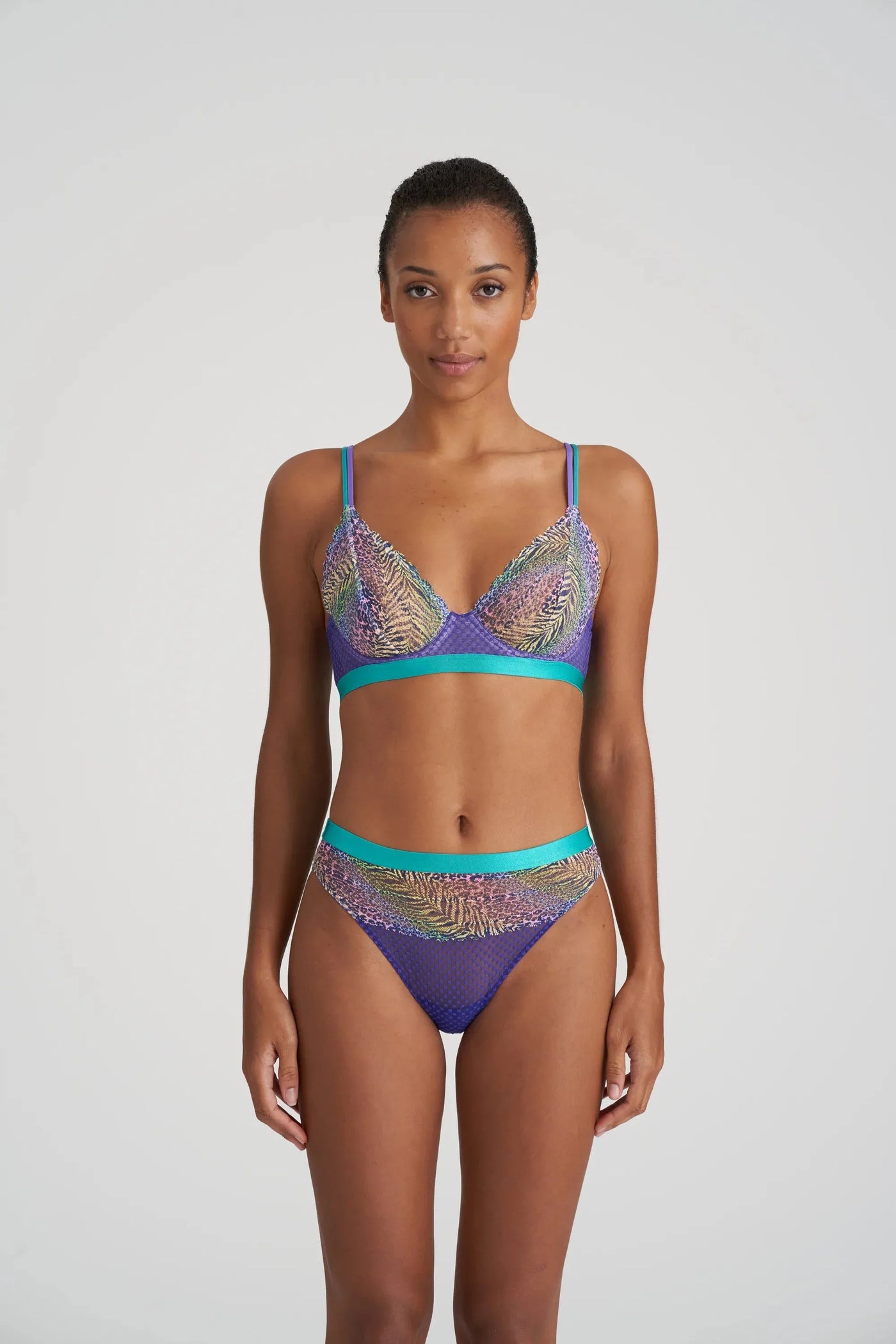 Marie Jo L'Aventure Cillian Plunge Bra Longline - Candy Pop Plunge Bra Marie Jo L'Aventure 