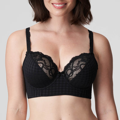 Primadonna - Madison Soutien-Gorge Plongeant Longline Noir PrimaDonna Soutien Gorge Plongeant