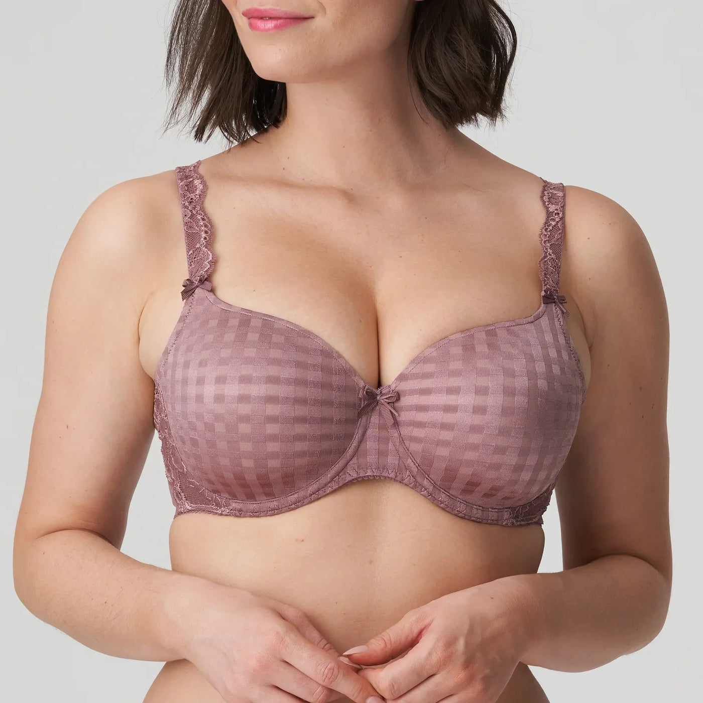 Primadonna - Madison Soutien-Gorge Rembourré Forme Cœur Satin Taupe PrimaDonna Soutien-Gorge Rembourré