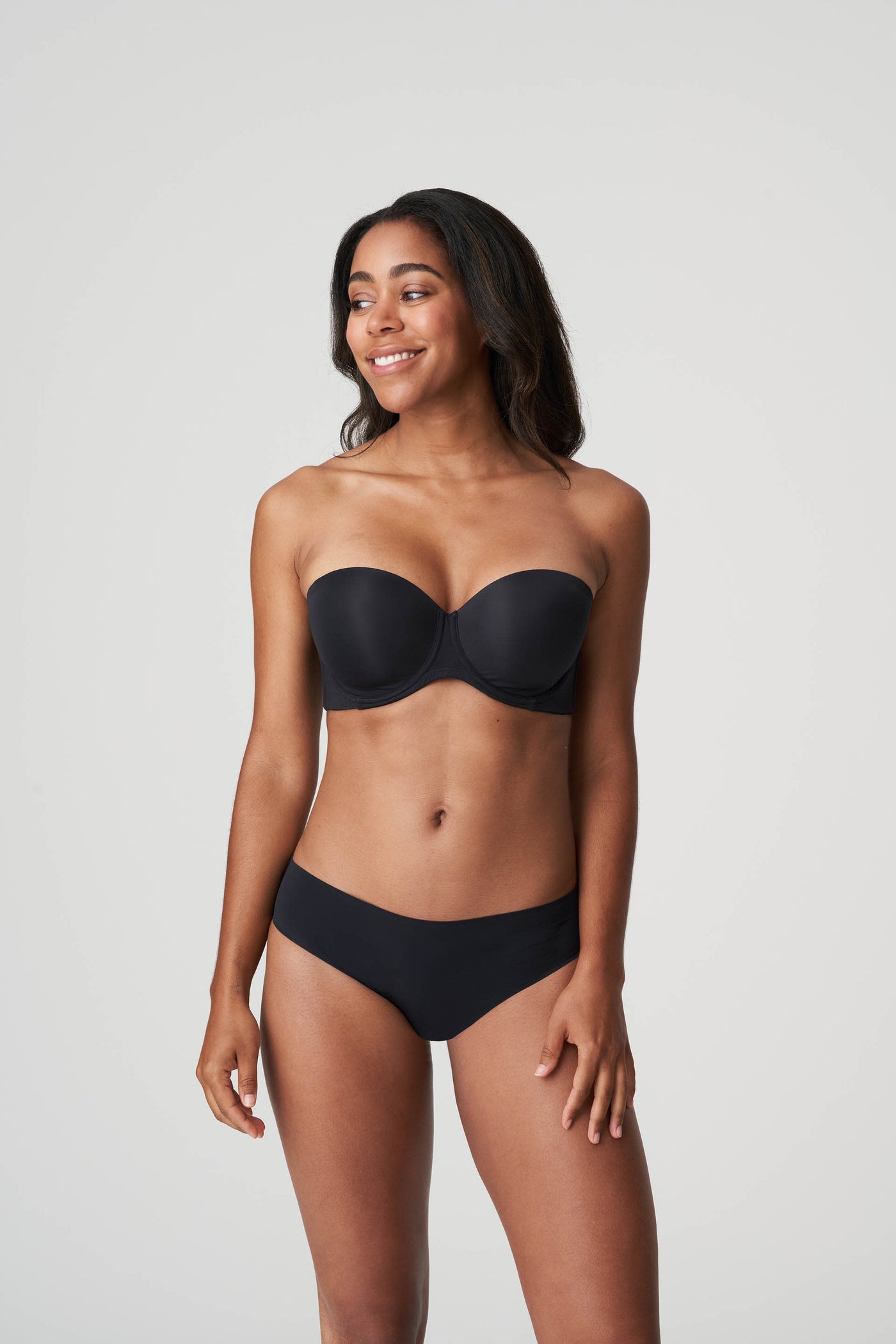 Primadonna - Figuras Soutien-Gorge Rembourré Sans Bretelles Charbon PrimaDonna Soutien Gorge Sans Armatures