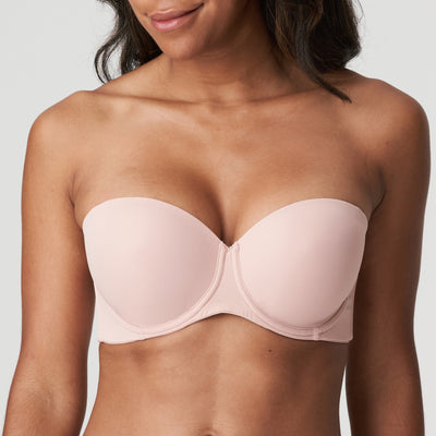 Primadonna - Figuras Soutien-Gorge Rembourré Sans Bretelles Poudre Rose PrimaDonna Soutien Gorge Sans Armatures
