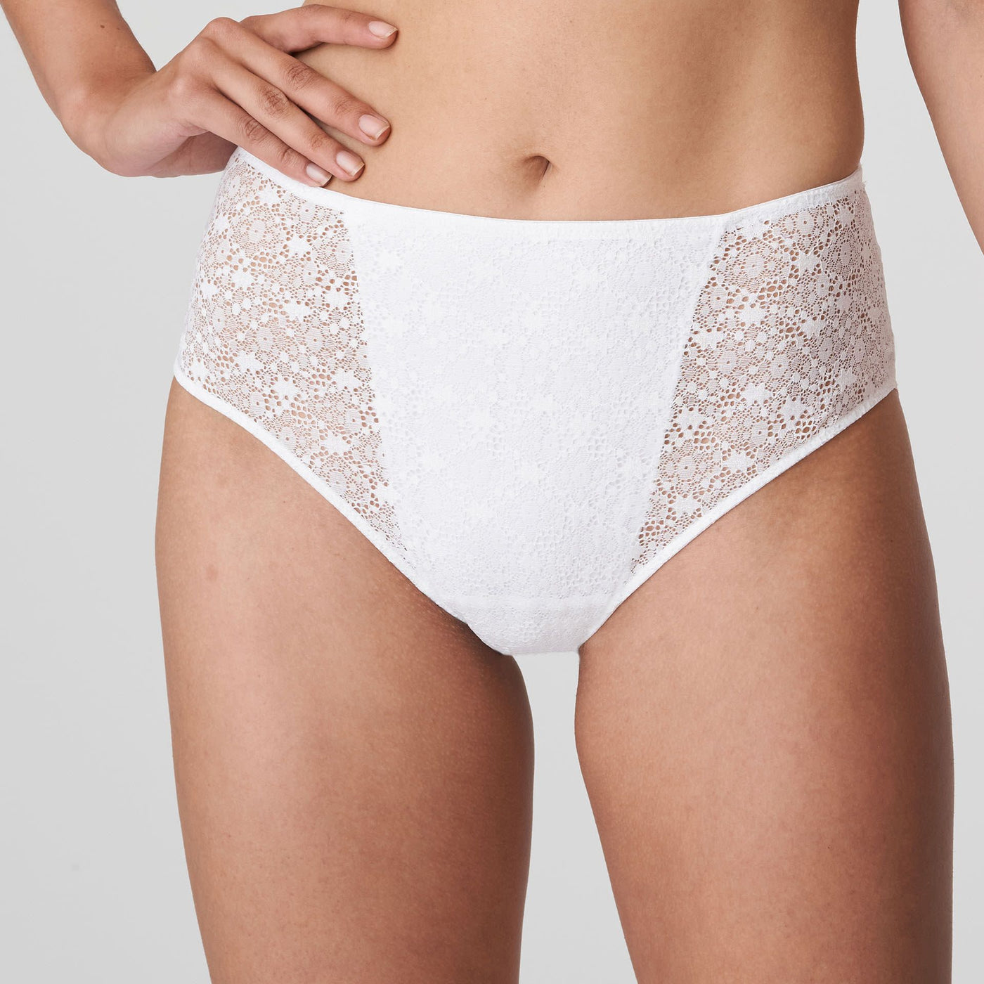 PrimaDonna Twist - Epirus Slip Taille Haute Blanc