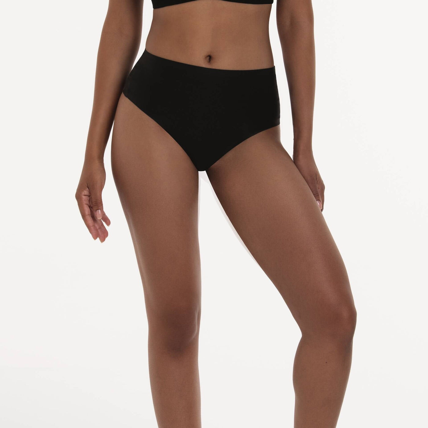 Anita - Essential High Waist Thong Black | Ouh La La