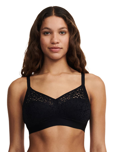 Chantelle Norah Wirefree Support Bra - Black Soft Bra Chantelle 