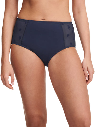 Chantelle - Bold Curve Support High-Waisted Brief Blue Shades Full Brief Chantelle 