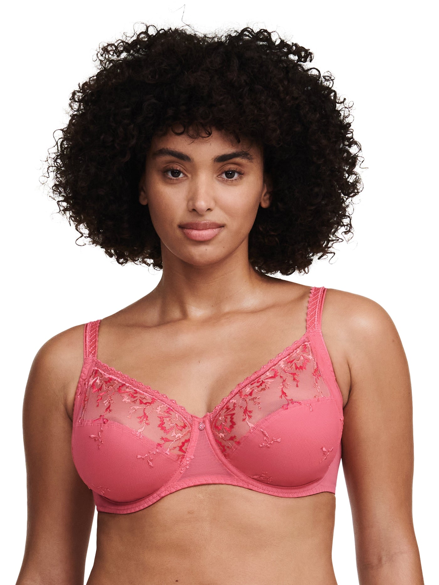 Chantelle Every Curve Very Covering Underwired Bra - Corallin Shades Full Cup Bra Chantelle 