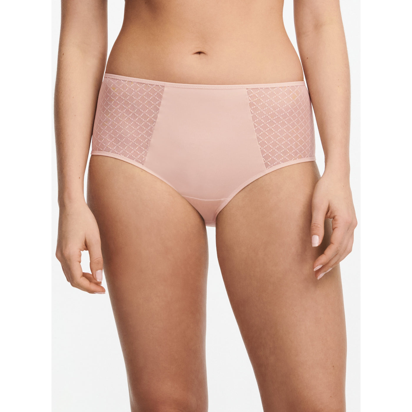 Chantelle EasyFeel - Norah Chic High-Waisted Full Brief Dusky Pink Full Brief Chantelle EasyFeel 