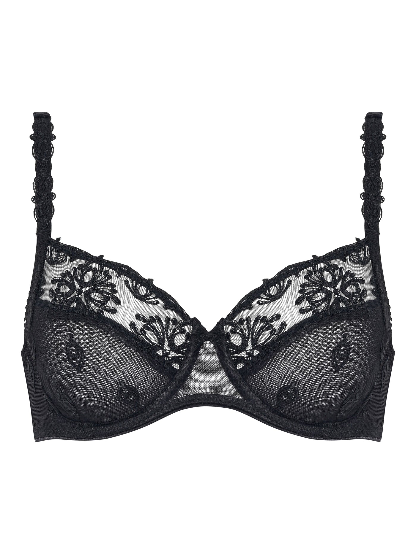 Chantelle Champs Elysees Full Cup Bra - Black Full Cup Bra Chantelle 