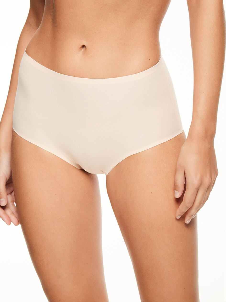 Chantelle Soft Stretch High Waist Brief - Golden Beige Full Brief Chantelle