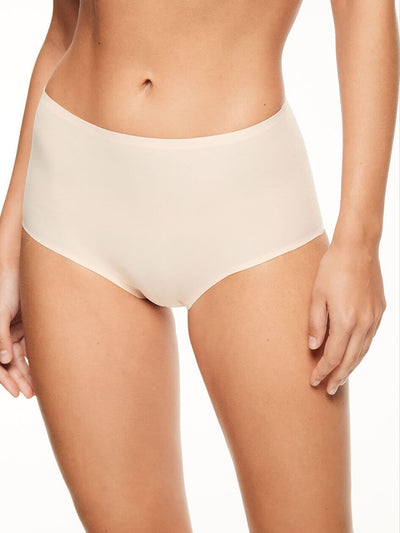 Chantelle Soft Stretch High Waist Brief - Golden Beige Full Brief Chantelle