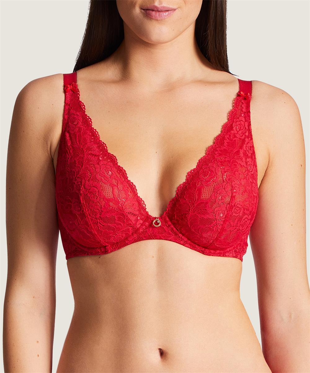 Aubade - Rosessence Triangle Plunge Bra - Gala Plunge Bra Aubade