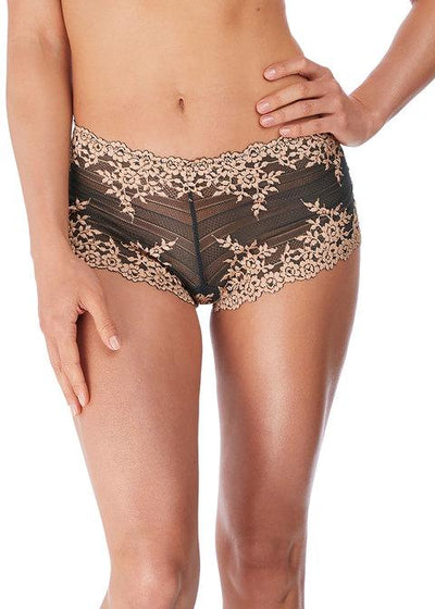 Wacoal Embrace Lace Shorty - Ebony Sifting Sand