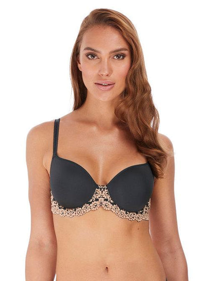 Wacoal Embrace Lace Soutien Gorge Contour Armatures - Ebony Shifting Sand