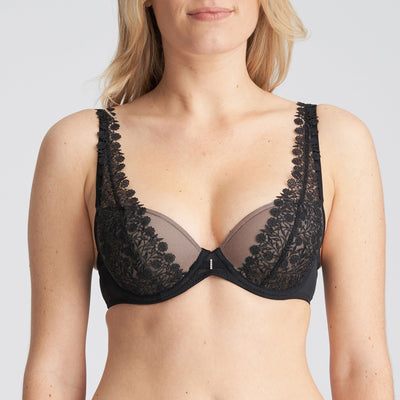 Marie Jo Danae Soutien Gorge Rembourré Décolleté profond  Noir