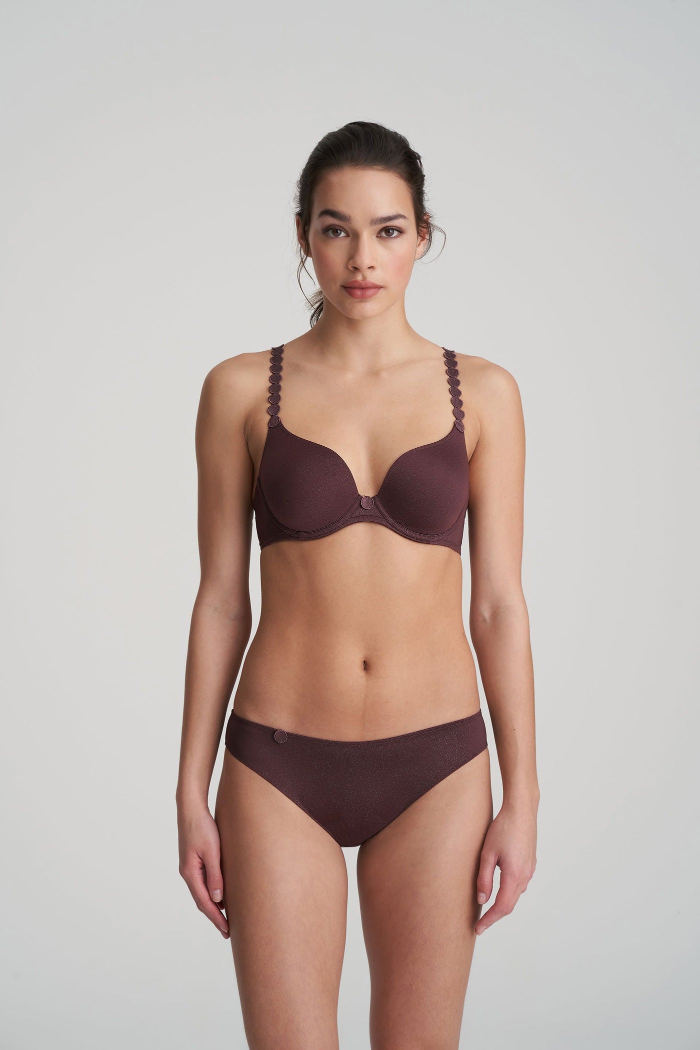 Marie Jo L'Aventure Tom Culotte Brésilienne - Aubergine