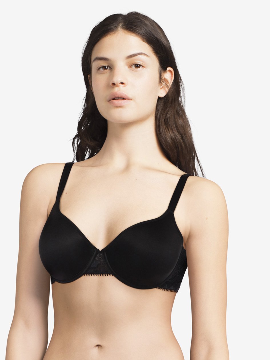 Chantelle Day To Night Covering Memory Foam Bra - Black Full Cup Bra Chantelle