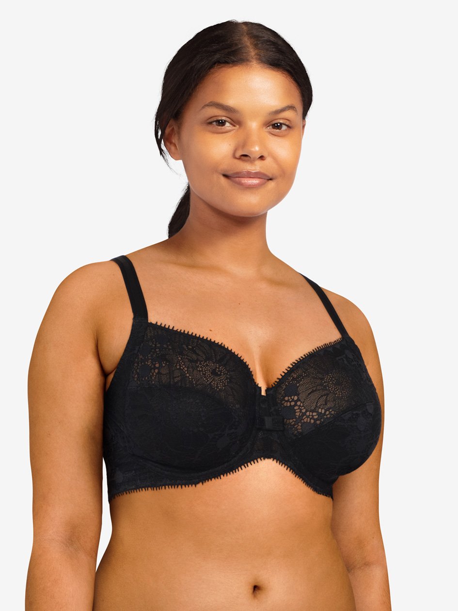 Chantelle Day To Night Very Covering Underwired Bra - Black Full Cup Bra Chantelle