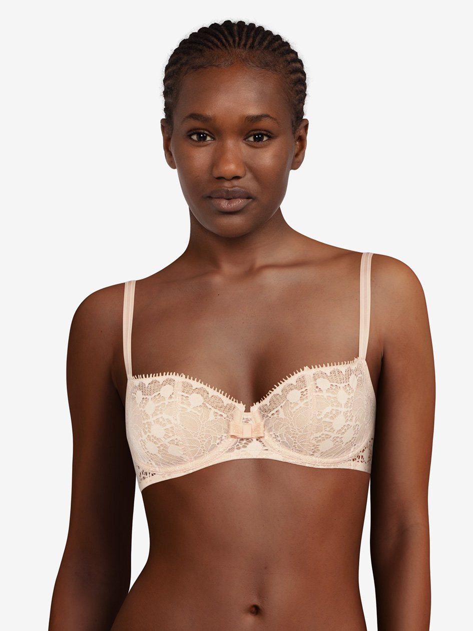 Chantelle Day To Night Half-Cup Bra - Golden Beige Balcony Bra Chantelle