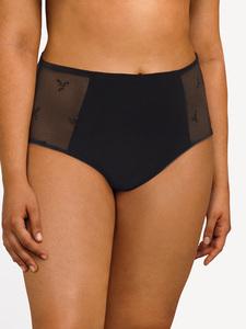 Chantelle Every Curve High-Waisted Support Full Brief - Black High Brief Chantelle